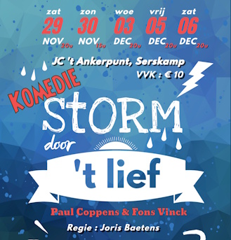 Storm door tlief, Paul Coppens & Fons Vinck, Joris Baetens